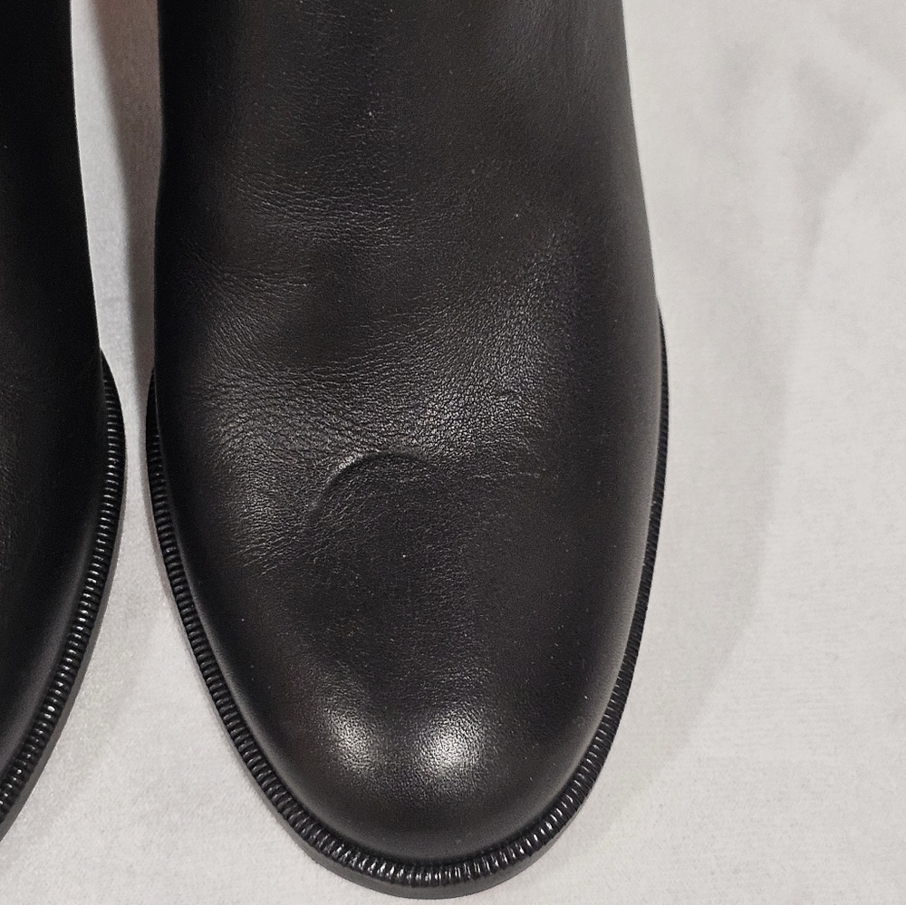 New Christian Louboutin Calfskin 70 Chelsea Ankle Boots Size 39 - Picture 7 of 11